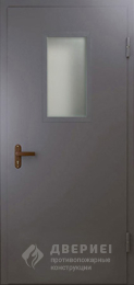 Противопожарная дверь «Техническая дверь №4 однопольная со стеклопакетом» - фото