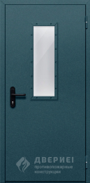 Противопожарная дверь «Однопольная со стеклом №57» - фото