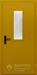 Остекленная однопольная дверь EI-120 - фото