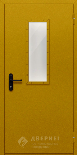 Остекленная однопольная дверь EI-120 фото