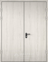 Дверь двупольная с МДФ накладкой EI-60 - фото