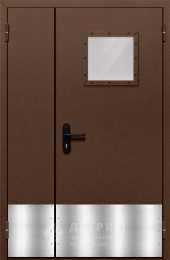 Дверь 1 типа со стеклопакетом - фото